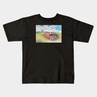 Nash at Devils Tower Kids T-Shirt